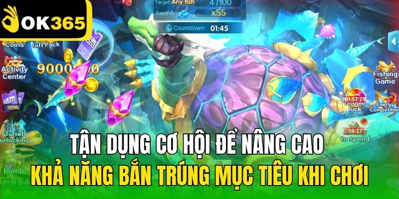 Tận dụng cơ hội để nâng cao khả năng bắn trúng mục tiêu khi chơi